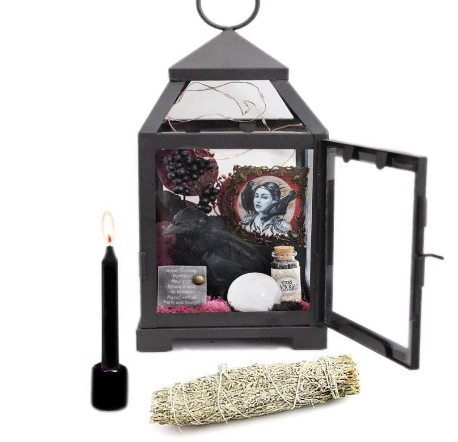 Morrigan goddess alter samhain alter kit