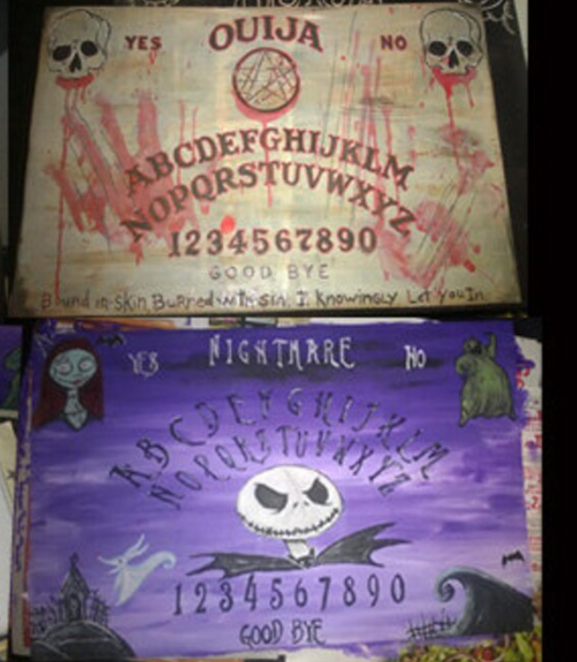 HAND PAINTED THEMED OUIJA BOARDS