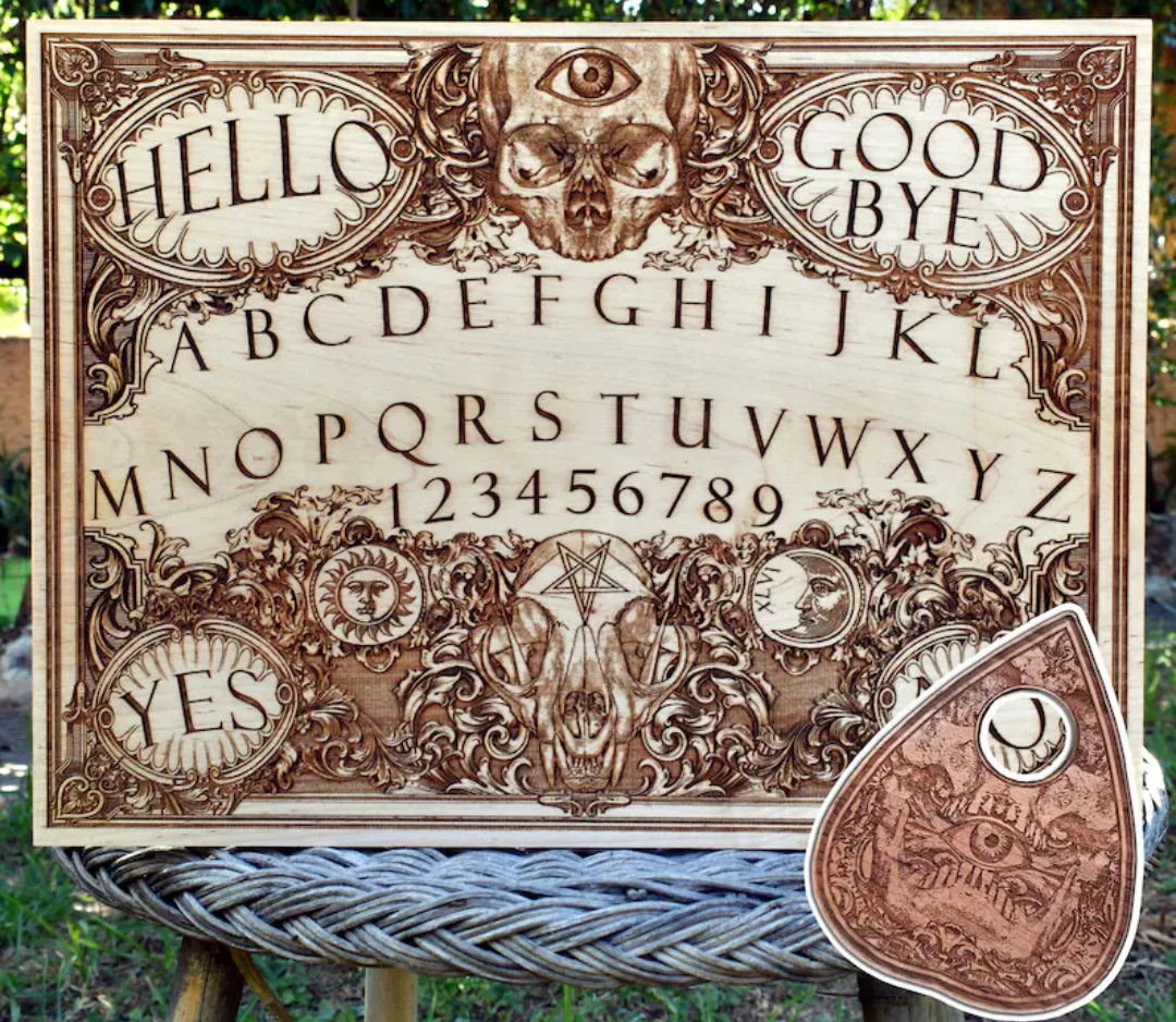 CUSTOM ENGRAVED OUIJA BOARDS