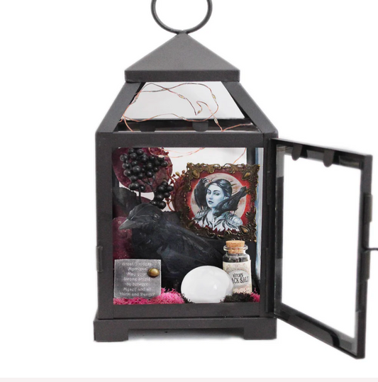 Morrigan goddess alter samhain alter kit