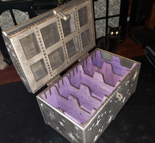 Tarot card organizer box