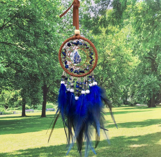 SMALL HANDMADE CRYSTAL DREAMCATCHERS