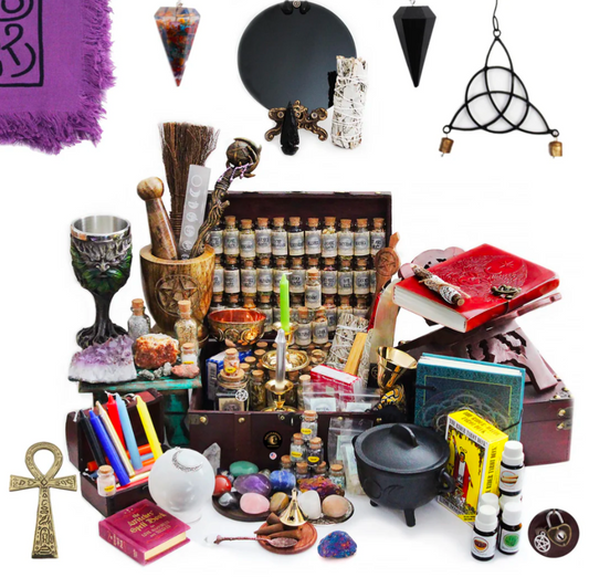 Midnight Magik huge 230 supplies/tool wiccan kit